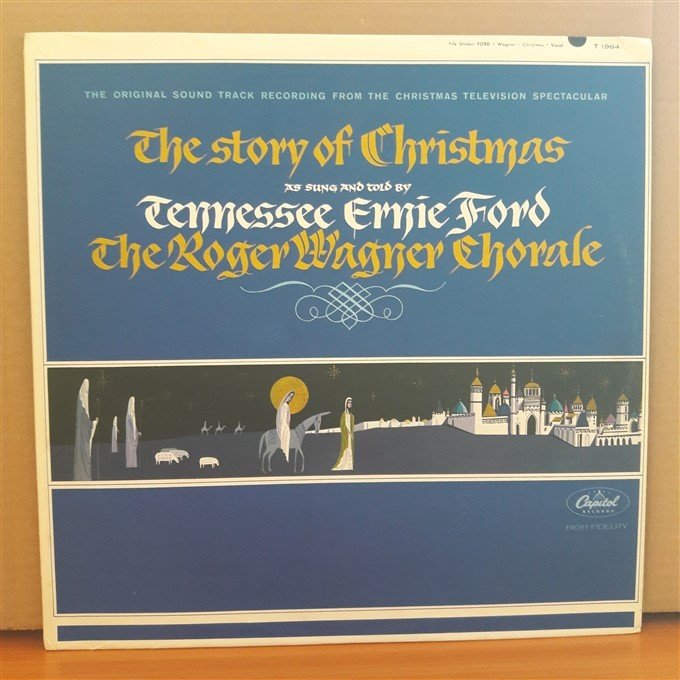 THE STORY OF CHRISTMAS - TENNESSEE ERNIE FORD - LP 2.EL PLAK