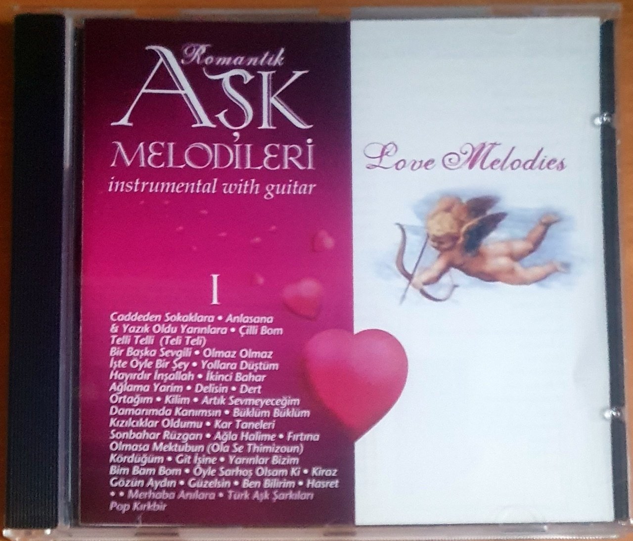 ROMANTİK AŞK MELODİLERİ 1 / INSTRUMENTAL WITH GUITAR (2004) - CD 2.EL