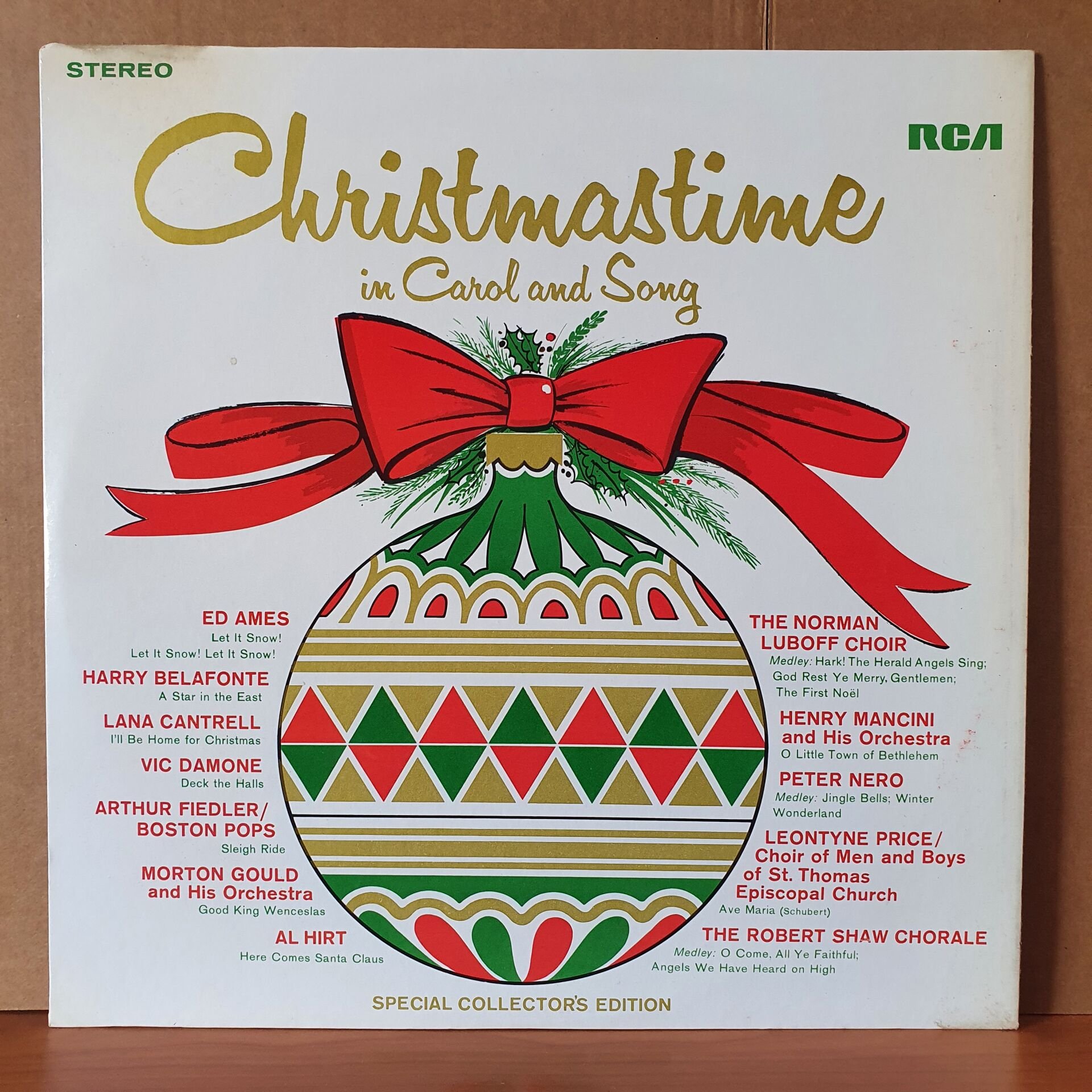 CHRISTMASTIME IN CAROL AND SONG / ED AMES, VIC DAMONE, AL HIRT, PETER NERO (1968) - LP 2.EL PLAK