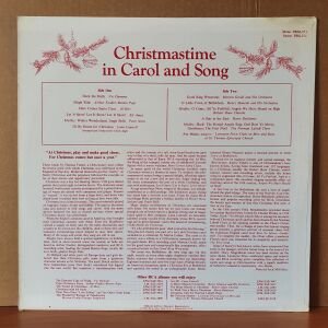CHRISTMASTIME IN CAROL AND SONG / ED AMES, VIC DAMONE, AL HIRT, PETER NERO (1968) - LP 2.EL PLAK