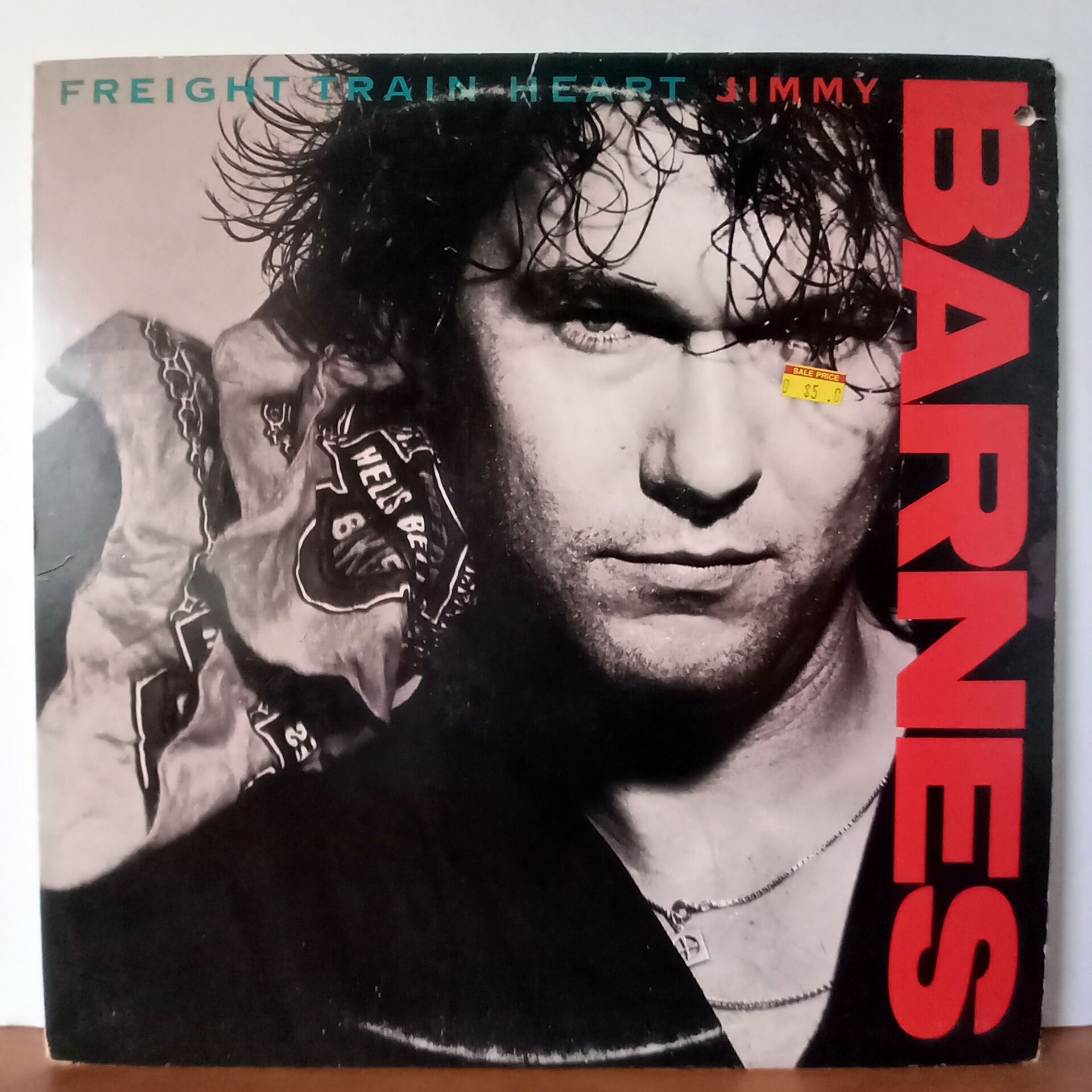 JIMMY BARNES – FREIGHT TRAIN HEART (1988) - LP 2.EL PLAK
