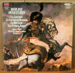 BERLIOZ OVERTURES - Albert Wolff LP 2.EL