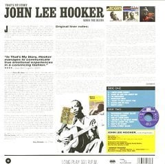 JOHN LEE HOOKER - THAT'S MY STORY (1960) - LP 180GR 2014 EDITION SIFIR PLAK