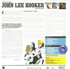 JOHN LEE HOOKER - THAT'S MY STORY (1960) - LP 180GR 2014 EDITION SIFIR PLAK