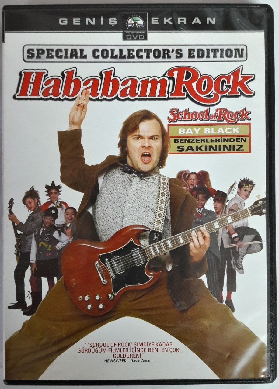 SCHOOL OF ROCK - HABABAM ROCK - JACK BLACK - JOAN CUSACK - RICHARD LINKLATER - DVD 2.EL