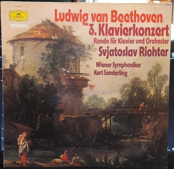 BEETHOVEN: PIANO CONCERTO NO.3, SVIATOSLAV RICHTER, WIENER SYMPHONIKER, KURT SANDERLING - 2.EL PLAK