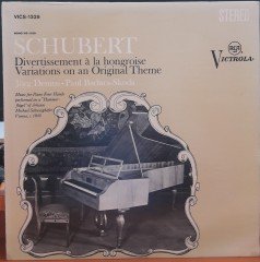 SCHUBERT: DIVERTISSEMENT À LA HONGROISE, JÖRG DEMUS & PAUL BADURA-SKODA (1968) - PLAK 2.EL