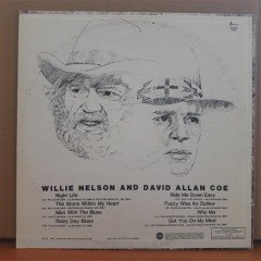 WILLIE NELSON AND DAVID ALLAN COE - WILLIE AND DAVID (1980) - LP 2.EL PLAK