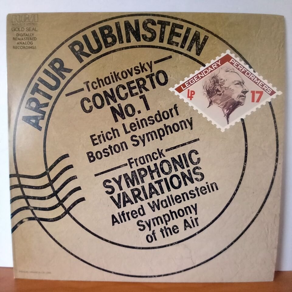ARTUR RUBINSTEIN / TCHAIKOVSKY CONCERTO NO. 1 / ERICH LEINSDORF, BOSTON SYMPHONY ORCHESTRA (1983) - LP 2.EL PLAK