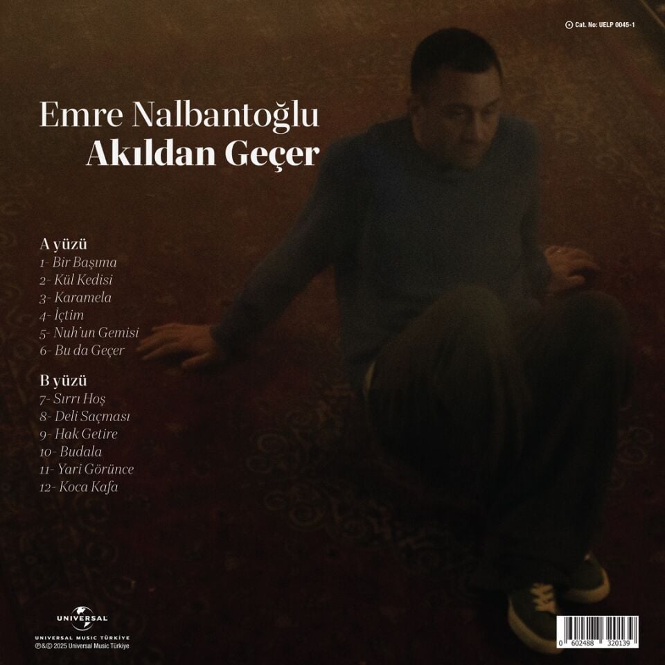 EMRE NALBANTOĞLU - AKILDAN GEÇER (2025) - LP SIFIR PLAK