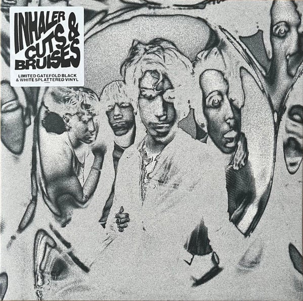 INHALER - CUTS & BRUISES (2023) - LP LIMITED GATEFOLD BLACK & WHITE SPLATTER SIFIR PLAK