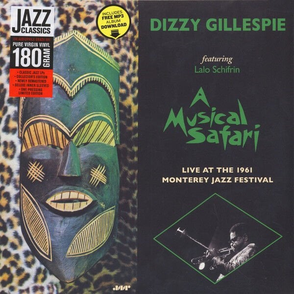 DIZZY GILLESPIE - A MUSICAL SAFARI (1961) - LP 2015 REMASTERED REISSUE LIMITED EDITION 180GR SIFIR PLAK