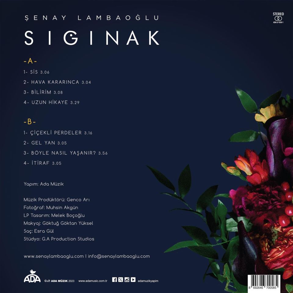 ŞENAY LAMBAOĞLU - SIĞINAK (2023) - LP GATEFOLD SIFIR PLAK