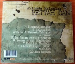 FETTAH CAN - AKLIMDA KALANLAR - CD SIFIR
