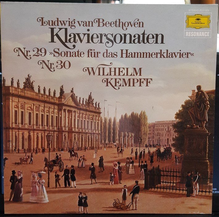 BEETHOVEN: PIANO SONATAS NOS.29&30, WILHELM KEMPFF - 2.EL PLAK