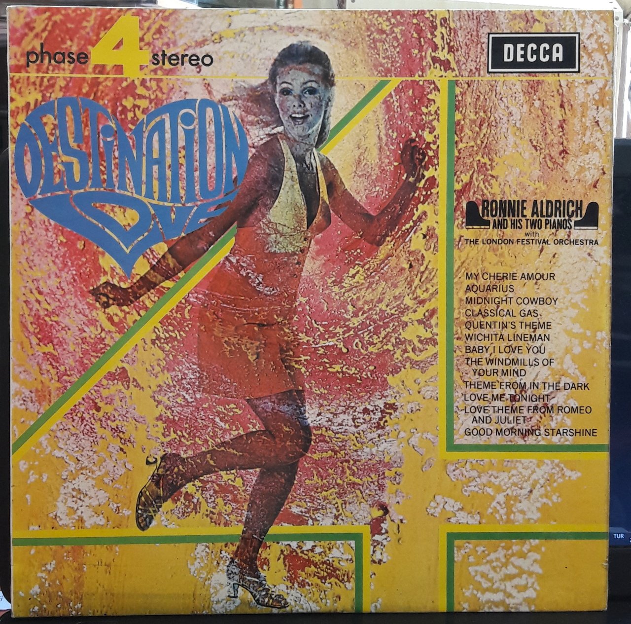 DESTINATION LOVE - RONNIE ALDRICH - PLAK 2.EL DECCA PHASE 4 STEREO