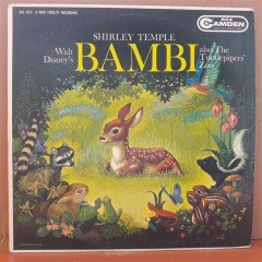 BAMBI (1960) - SHIRLEY TEMPLE - WALT DISNEY - LP PLAK 2.EL