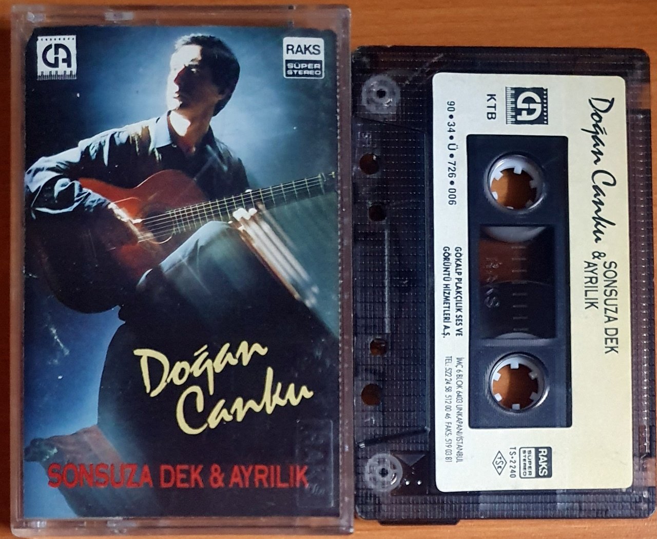 DOĞAN CANKU - SONSUZA DEK AYRILIK (1990) - KASET 2.EL