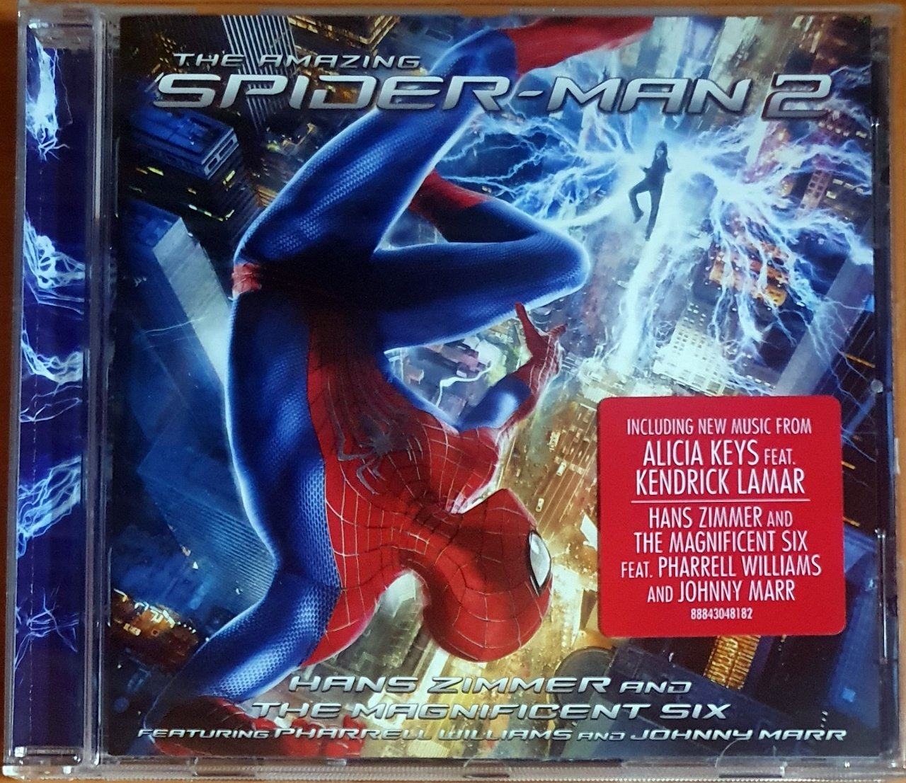 THE AMAZING SPIDER-MAN 2 SOUNDTRACK / ALICIA KEYS, KENDRICK LAMAR, HANZ ZIMMER (2014) - CD 2.EL