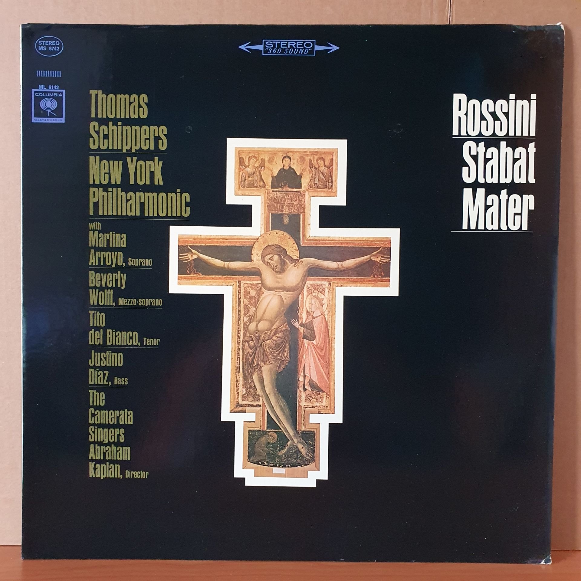 ROSSINI: STABAT MATER / THOMAS SCHIPPERS, NEW YORK PHILHARMONIC - LP 2.EL PLAK