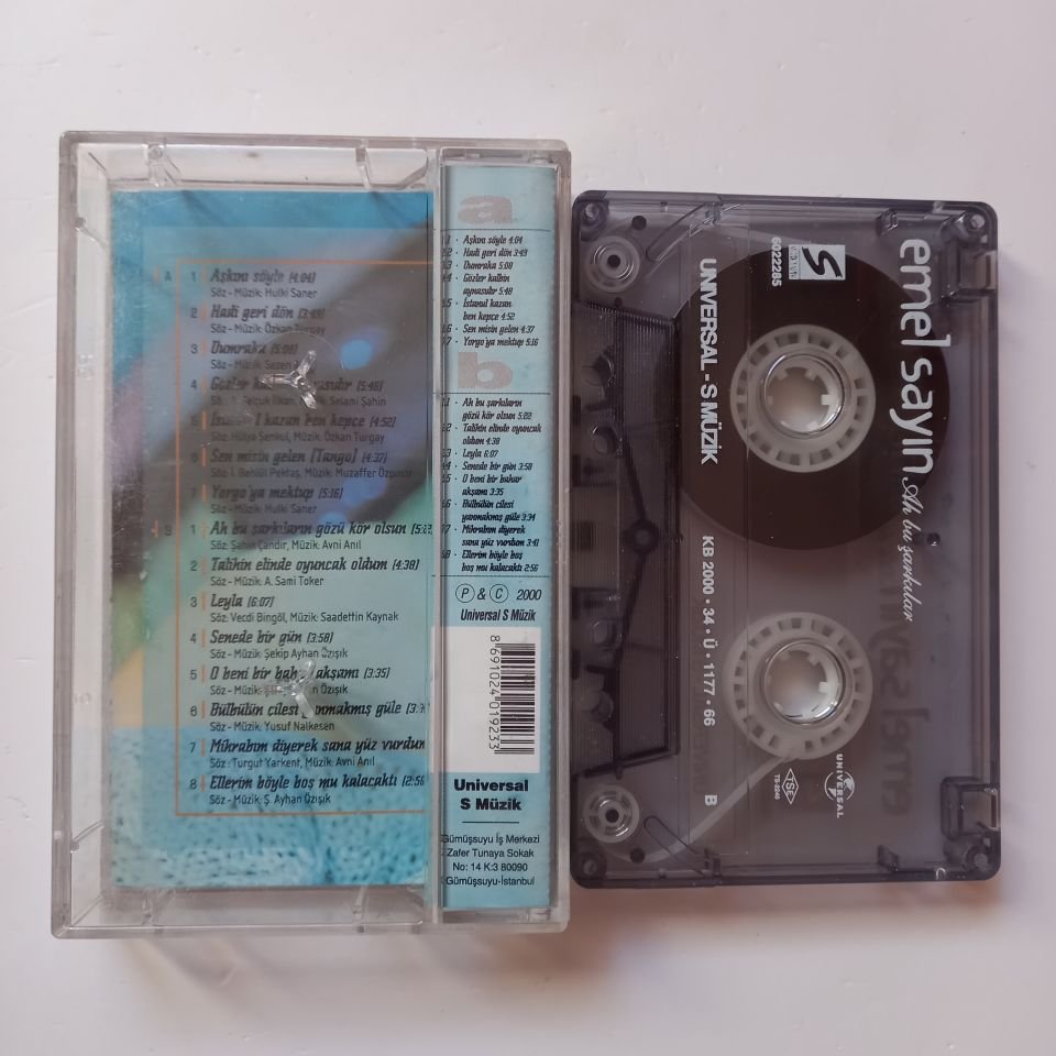 EMEL SAYIN - AH BU ŞARKILAR (2000) - KASET 2.EL