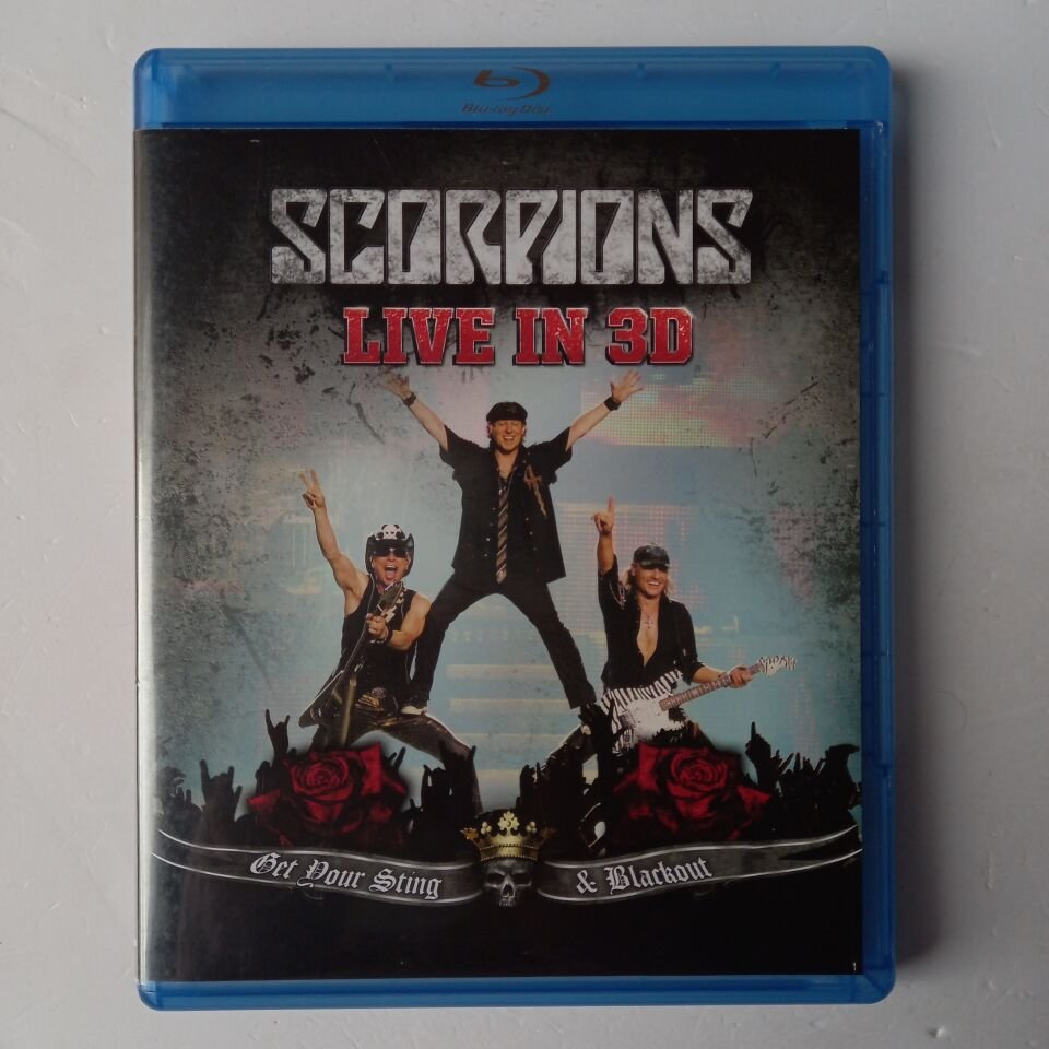 SCORPIONS - LIVE IN 3D- BLU-RAY 2.EL