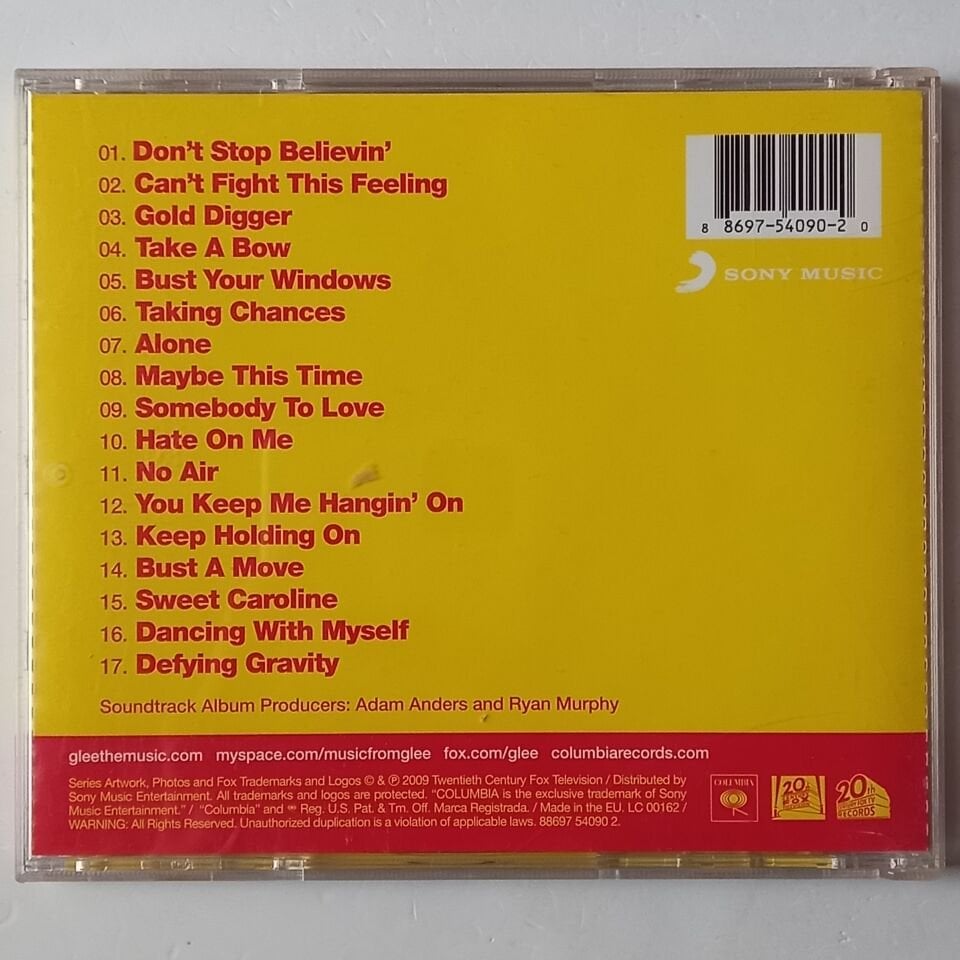 GLEE CAST – GLEE: THE MUSIC, SEASON ONE, VOLUME 1 (2009) - CD 2.EL