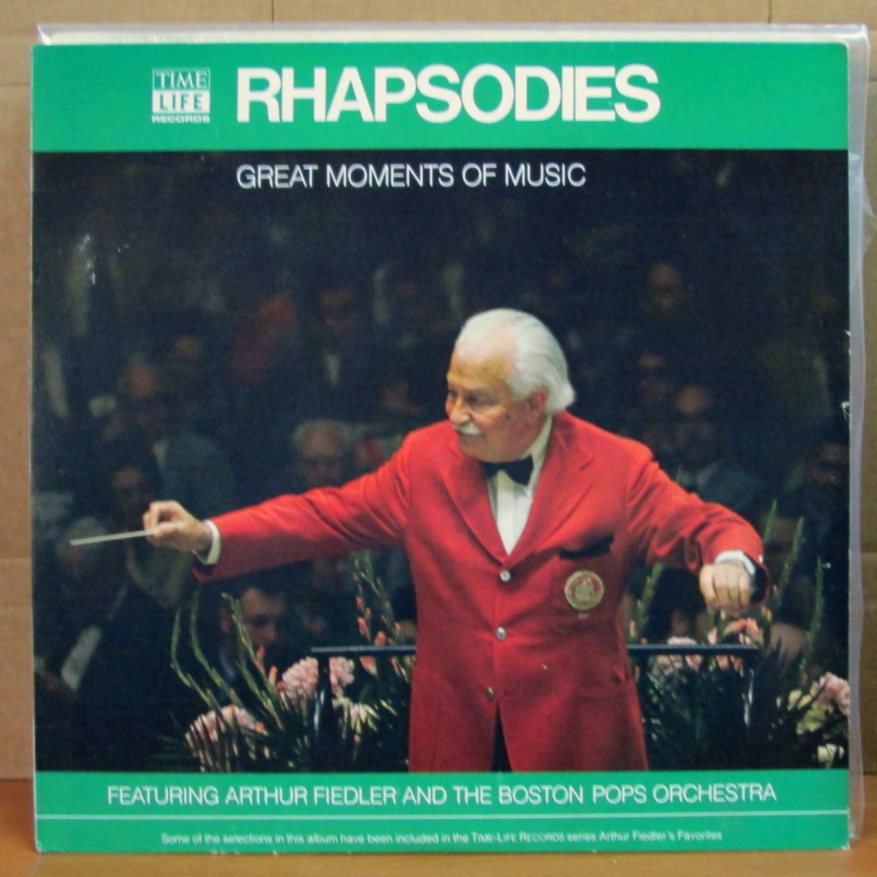ARTHUR FIEDLER BOSTON POPS RHAPSODIES LP 2.EL
