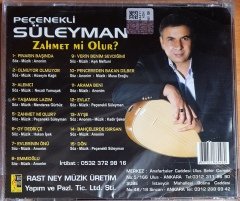 PEÇENEKLİ SÜLEYMAN - ZAHMET Mİ OLUR? / OYUN HAVALARI / RAST NEY MÜZİK CD SIFIR