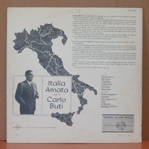 CARLO BUTI - ITALIA AMATA (1958) - LP 2.EL PLAK