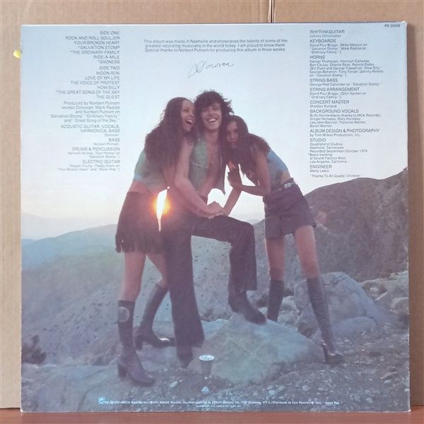 DONOVAN – 7-TEASE (1970) - LP 2.EL PLAK