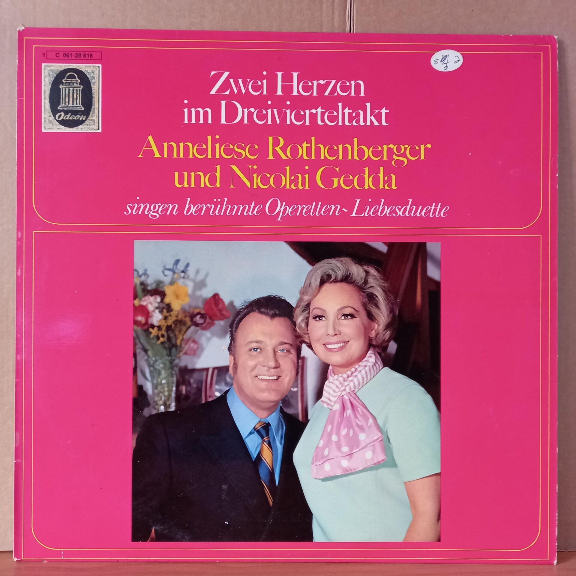 ANNELIESE ROTHENBERGER UND NICOLAI GEDDA – ZWEI HERZEN IM DREIVIERTELTAKT - LP 2.EL PLAK