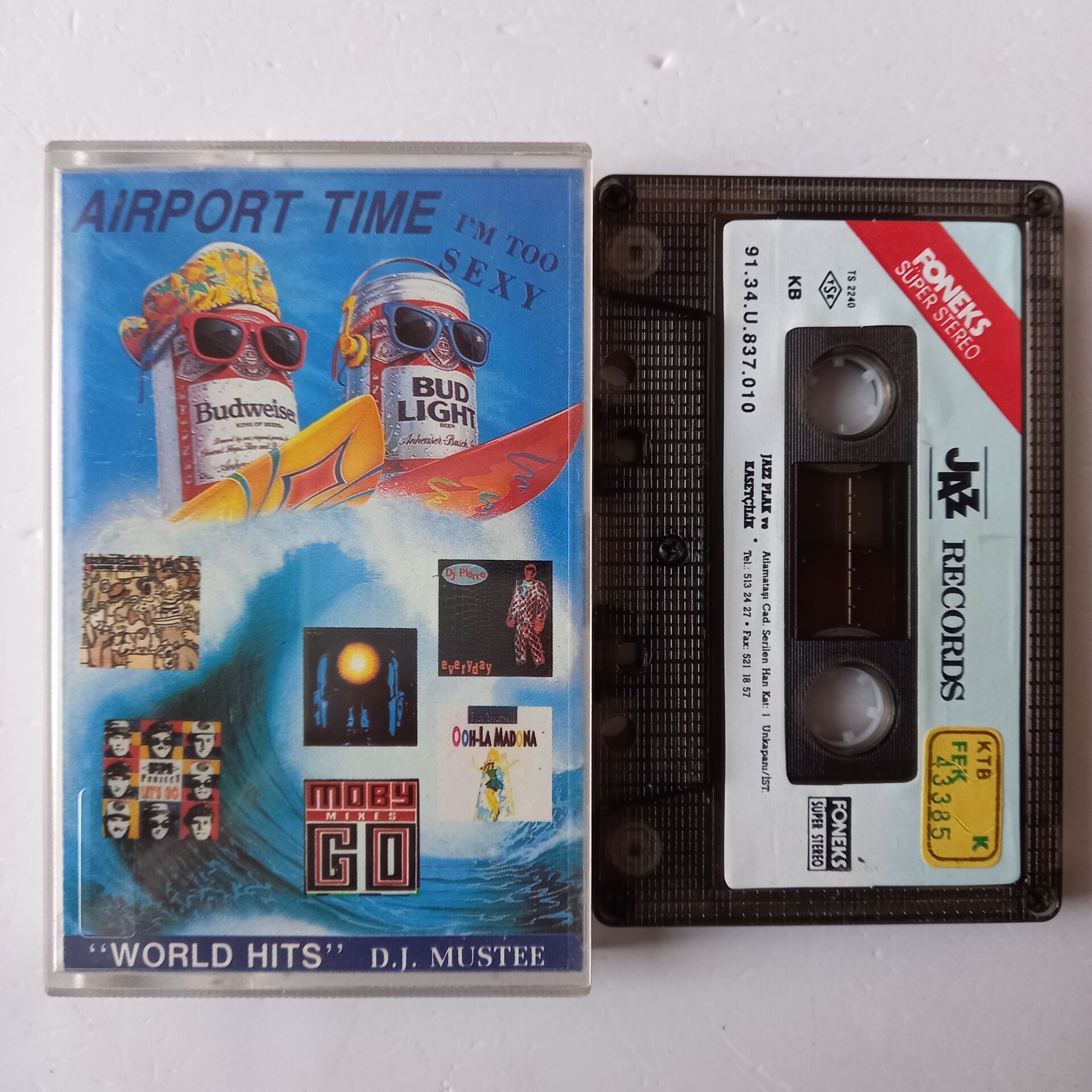 AIRPORT TIME ''WORLD HITS'' / D.J. MUSTEE (1991) - KASET 2.EL