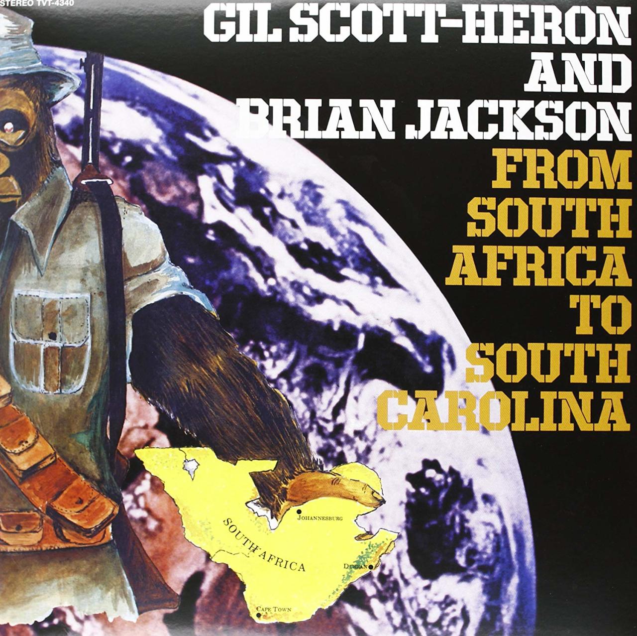 GIL SCOTT-HERON - FROM SOUTH AFRICA TO SOUTH CAROLINA (1975) - LP SOUL FUNK 1998 EDITION SIFIR PLAK