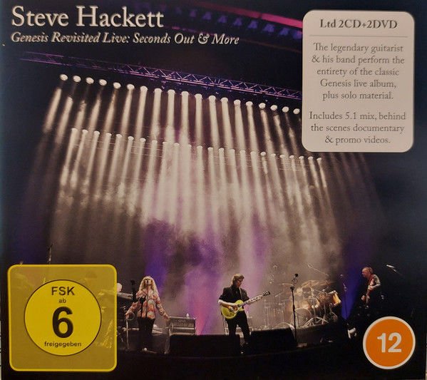 STEVE HACKETT – GENESIS REVISITED LIVE: SECONDS OUT & MORE (2022) 2xCD + 2xDVD BOX SIFIR