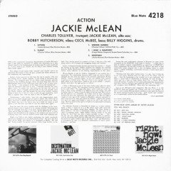 JACKIE McLEAN - ACTION (1967) - PLAK SIFIR