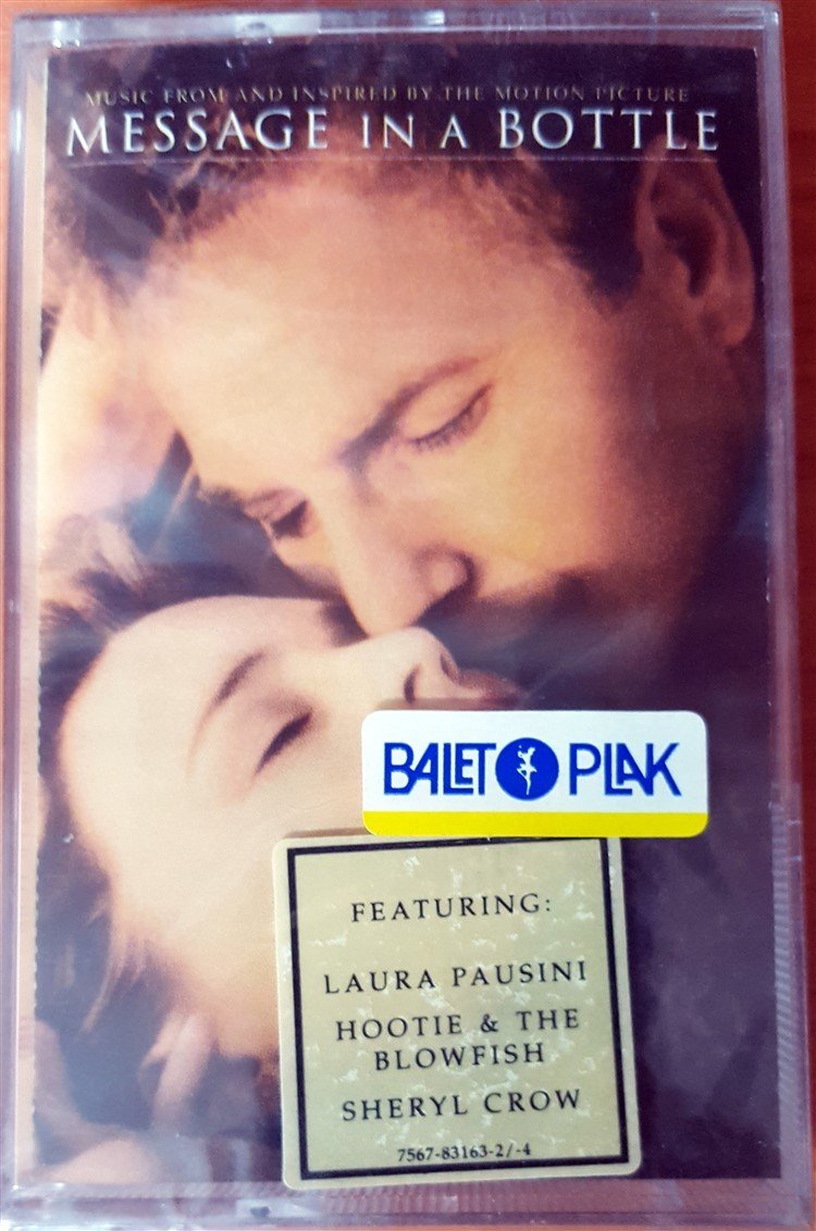MESSAGE IN A BOTTLE - SOUNDTRACK FAITH HILL SHERYL CROW GABRIEL YARED CASSETTE MADE IN TURKEY ''NEW''