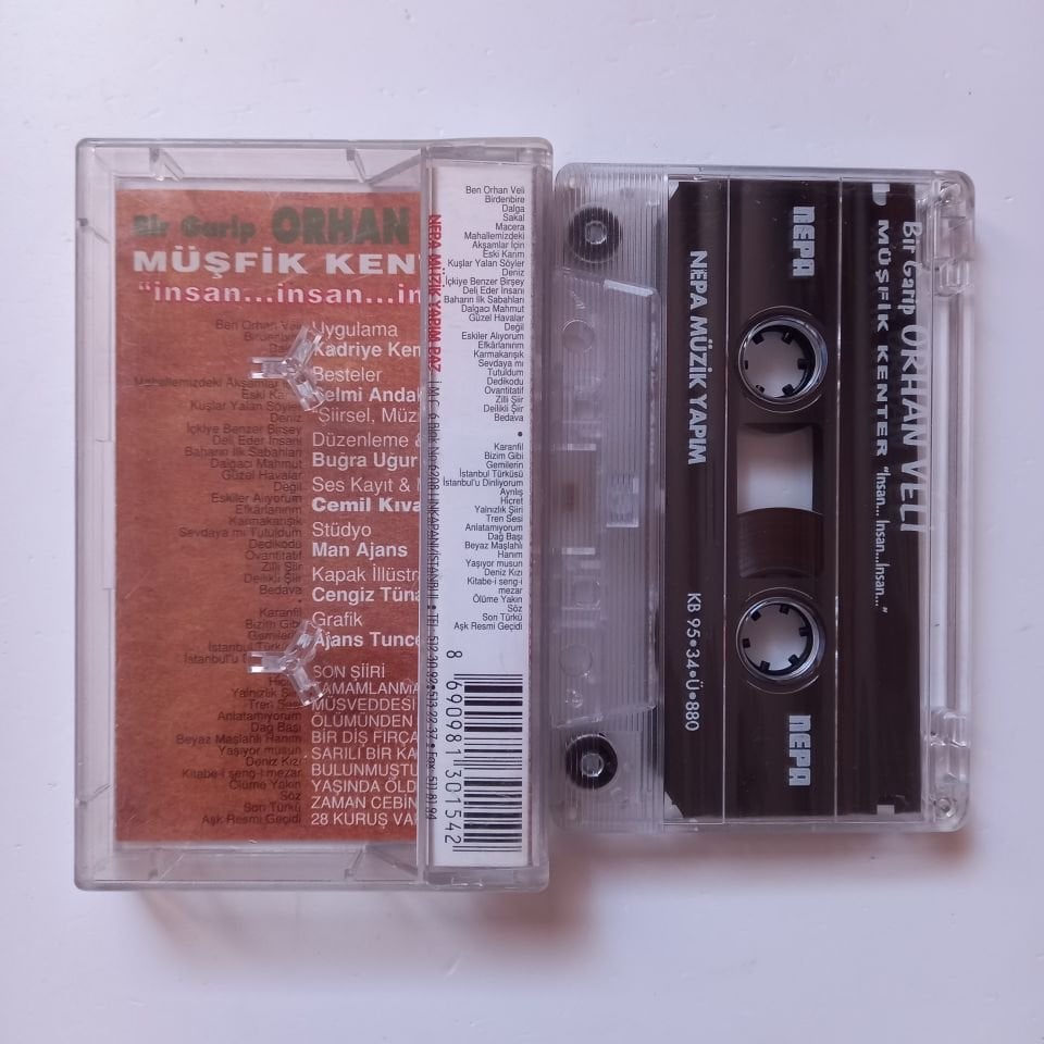 MÜŞFİK KENTER - BİR GARİP ORHAN VELİ / 15. YIL (1995) - KASET 2.EL