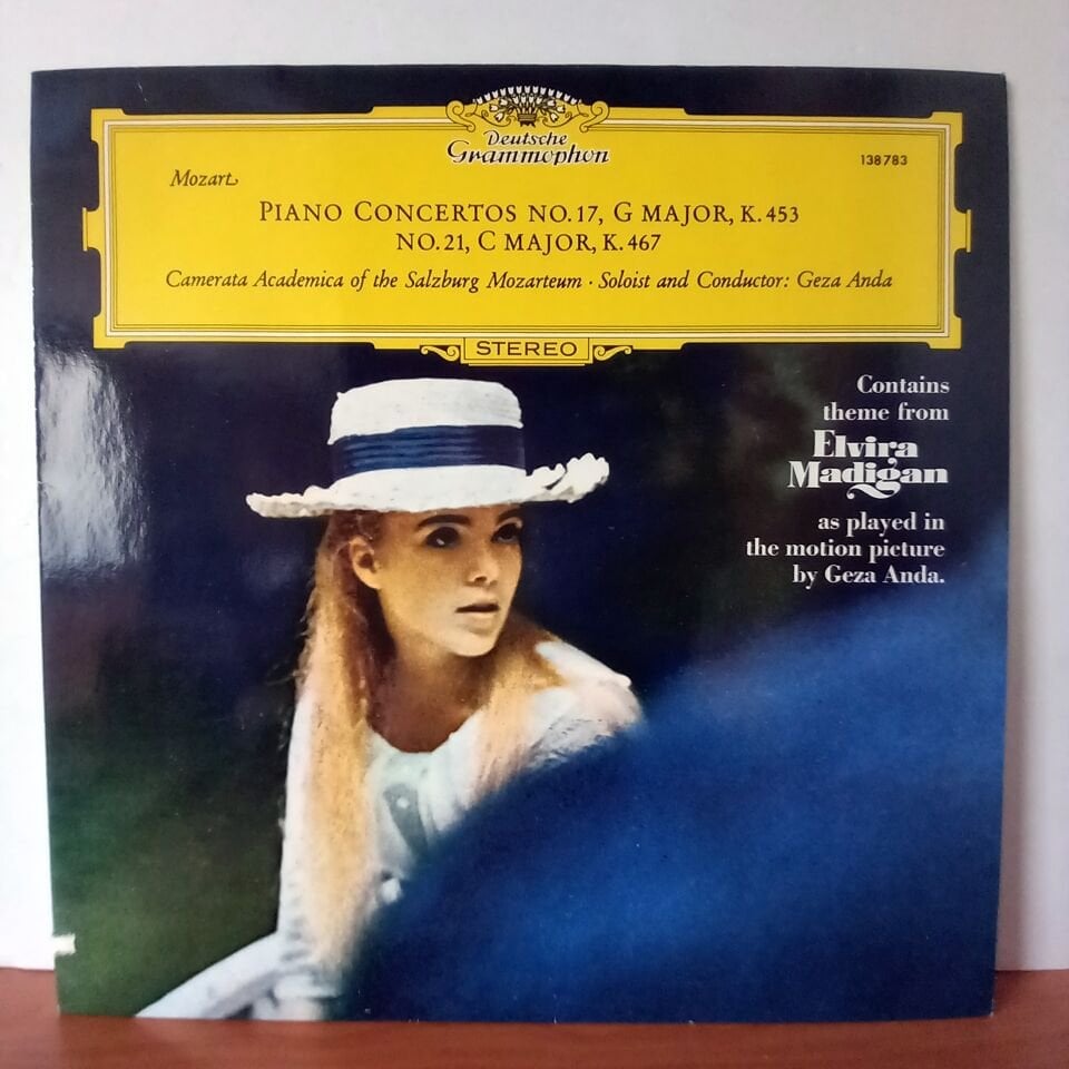 MOZART / KLAVIERKONZERTE · PIANO CONCERTOS (G-DUR / IN G MAJOR / KV 453 · C-DUR / IN C MAJOR / KV 467) / CAMERATA ACADEMICA DES SALZBURGER MOZARTEUMS, GEZA ANDA (1969) - LP 2.EL PLAK