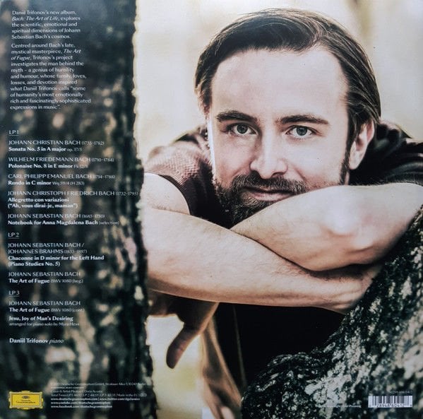 DANIIL TRIFONOV - BACH / THE ART OF LIFE (2021) - 3LP 180GR DEUTSCHE GRAMMOPHON GATEFOLD SIFIR PLAK