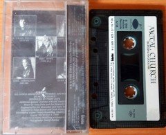 METAL CHURCH - BLESSING IN DISGUISE (1990) MMY CASSETTE MADE IN TURKEY ''USED'' PAPER LABEL