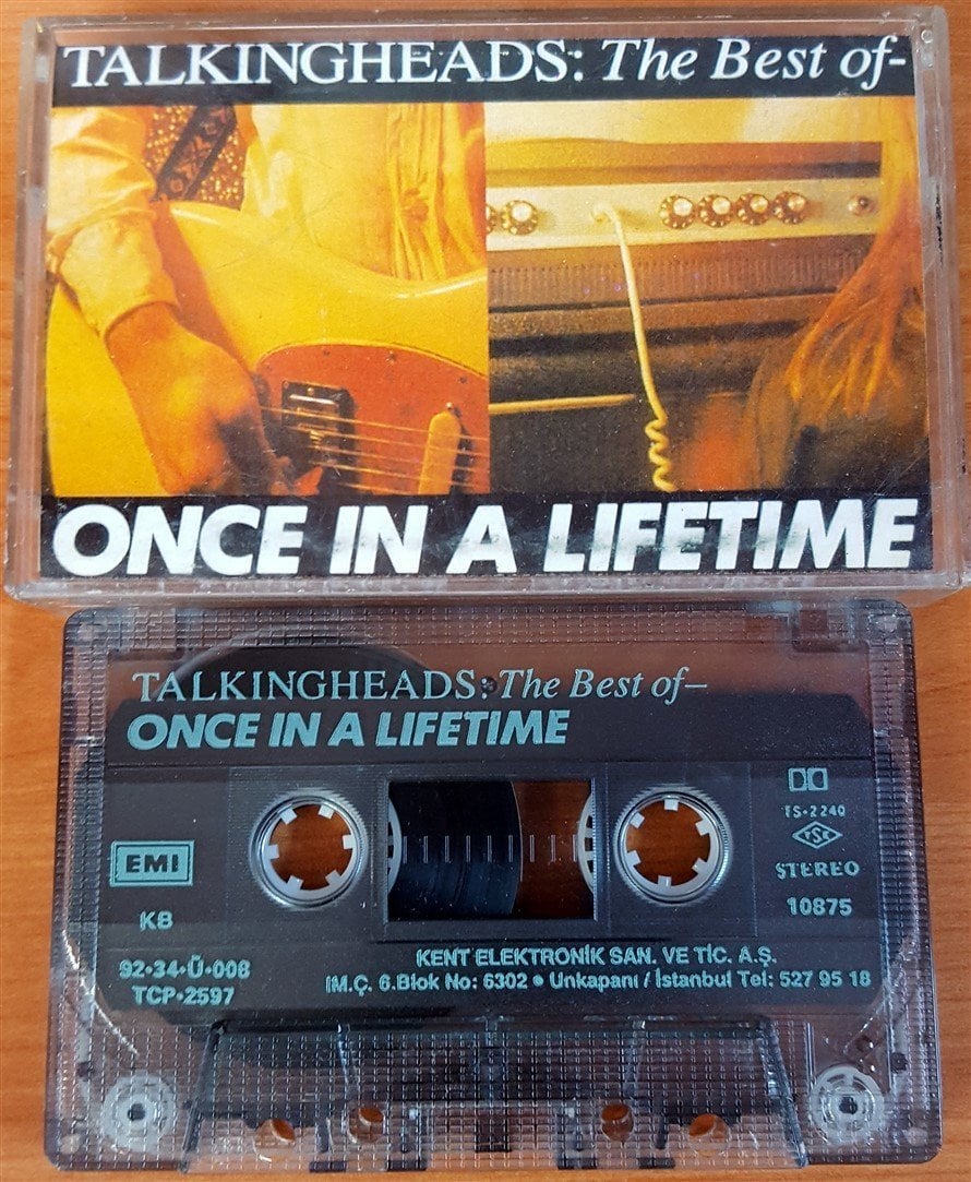 TALKING HEADS - ONCE IN A LIFETIME THE BEST OF (1992) KENT CASSETTE MADE IN TURKEY ''USED''