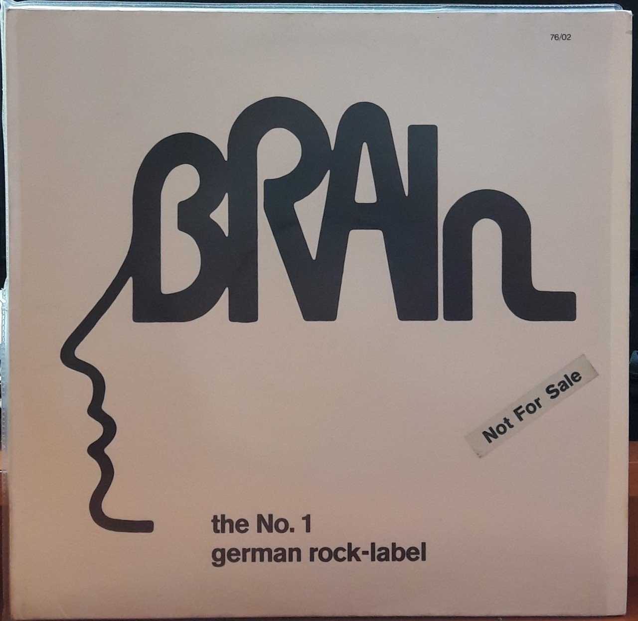 BRAIN THE NO.1 GERMAN ROCK-LABEL - PROMO PLAK 2.EL GROBSCHNITT, NEU, CLUSTER, JANE, GURU GURU...