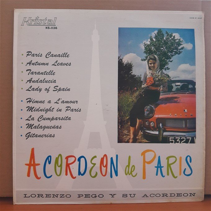 ACORDEON DE PARIS - LORENZO PEGO - LP 2.EL PLAK