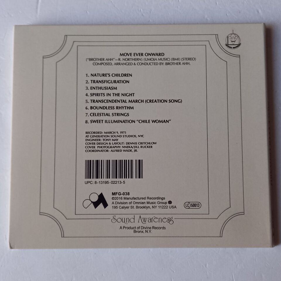 BROTHER AH – MOVE EVER ONWARD (1975) - CD DIGIPAK 2016 REISSUE 2.EL