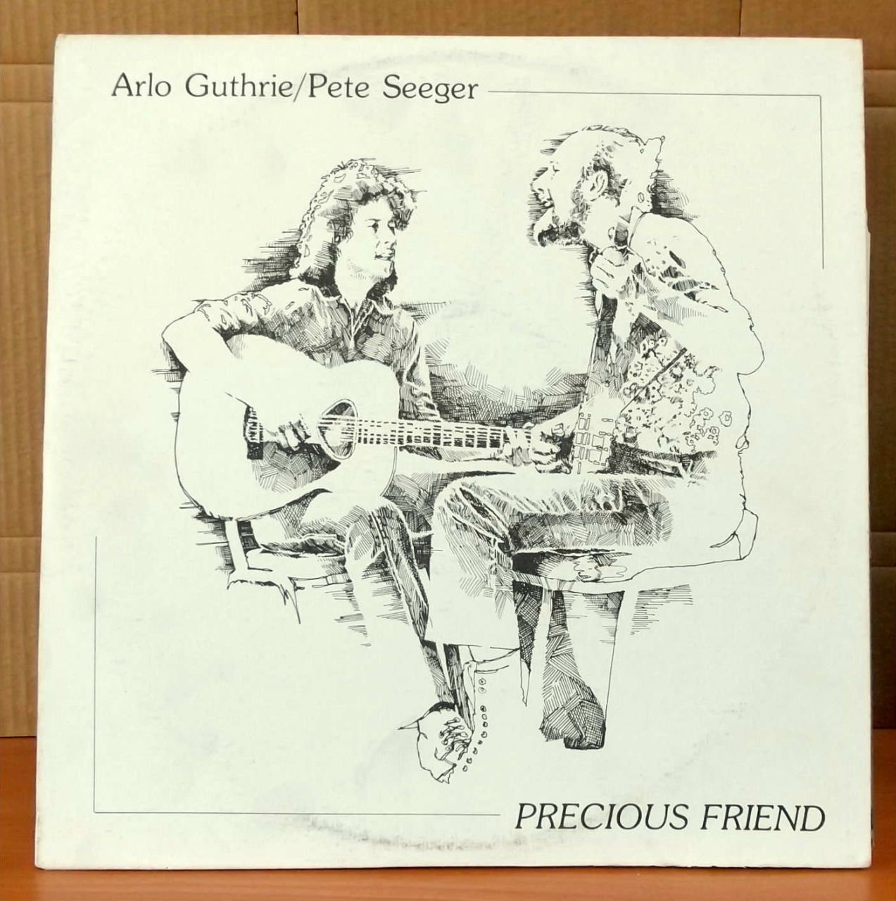 ARLO GUTHRIE PETE SEEGER PRECIOUS FRIEND 2LP 2.E