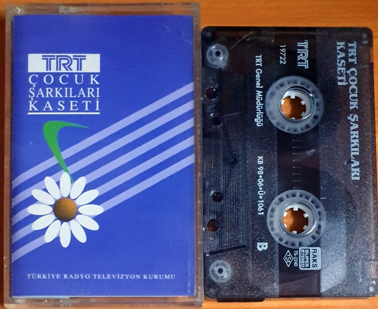 TRT ÇOCUK ŞARKILARI KASETİ (1998) - KASET 2.EL
