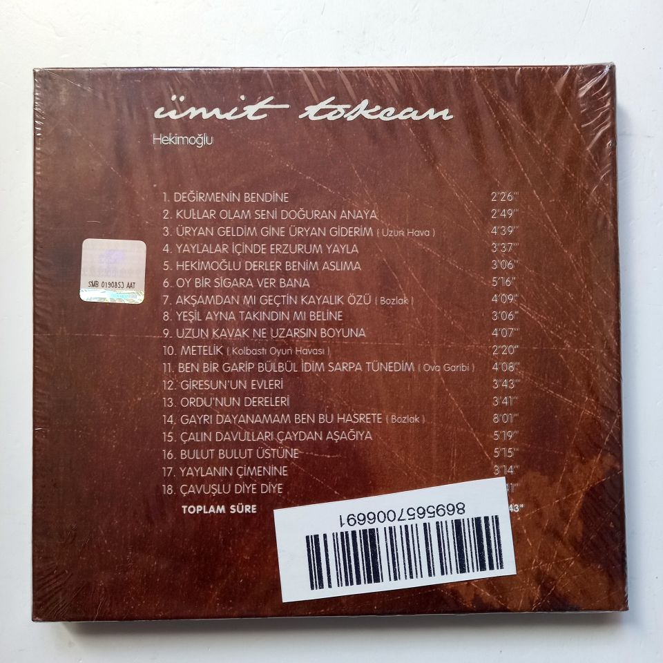 ÜMİT TOKCAN - HEKİMOĞLU / TRT ARŞİV SERİSİ - CD SIFIR