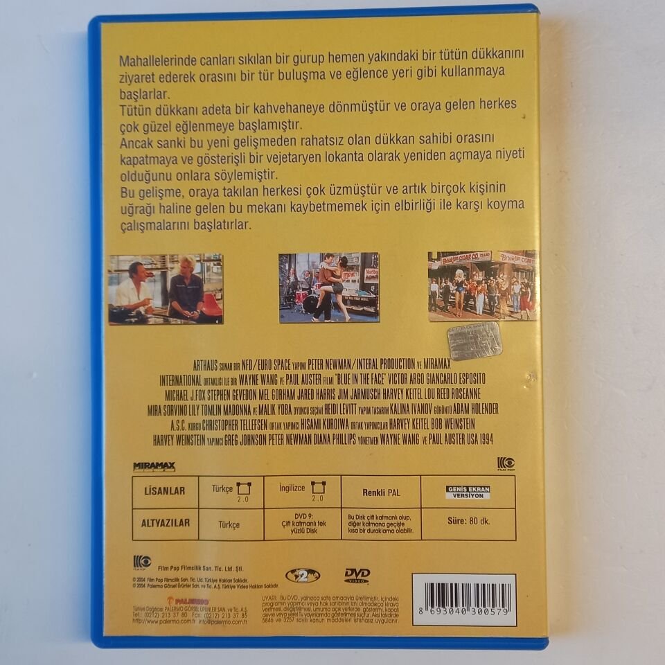 KARANLIK SOKAKLAR - BLUE IN THE FACE - DVD 2.EL