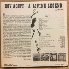 ROY ACUFF - A LIVING LEGEND (1968) 2.EL PLAK